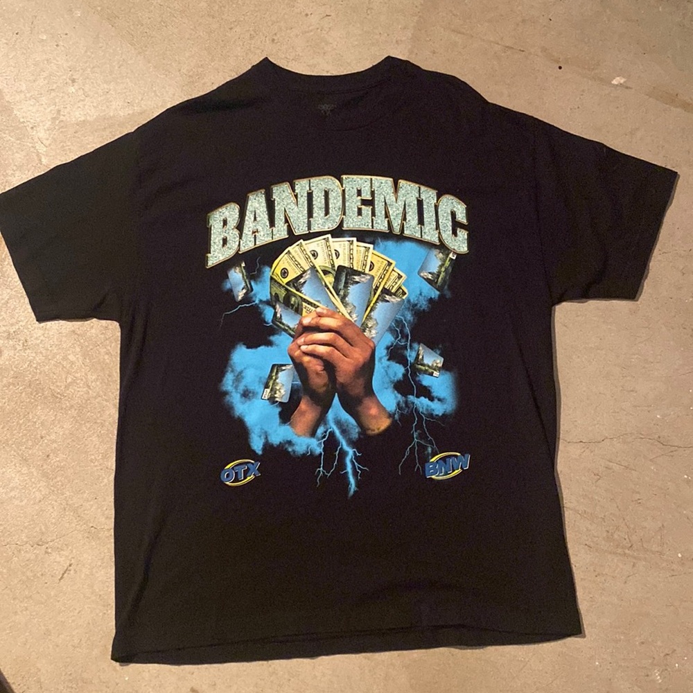 Bandemic on tour concert tour mens tshirt